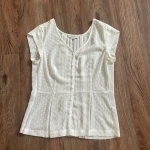 White Smart Set blouse